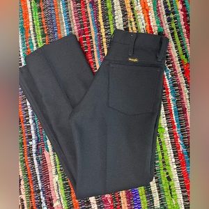 Vintage Polyester Wrangler 82NY Wrancher Pants Blue 31x30 Polyester Slacks USA